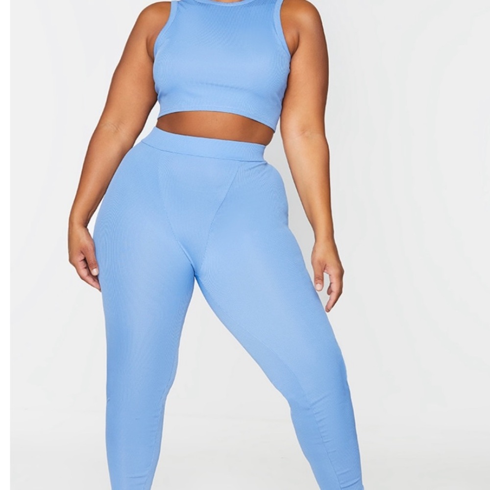 Plt two piece ribbed set